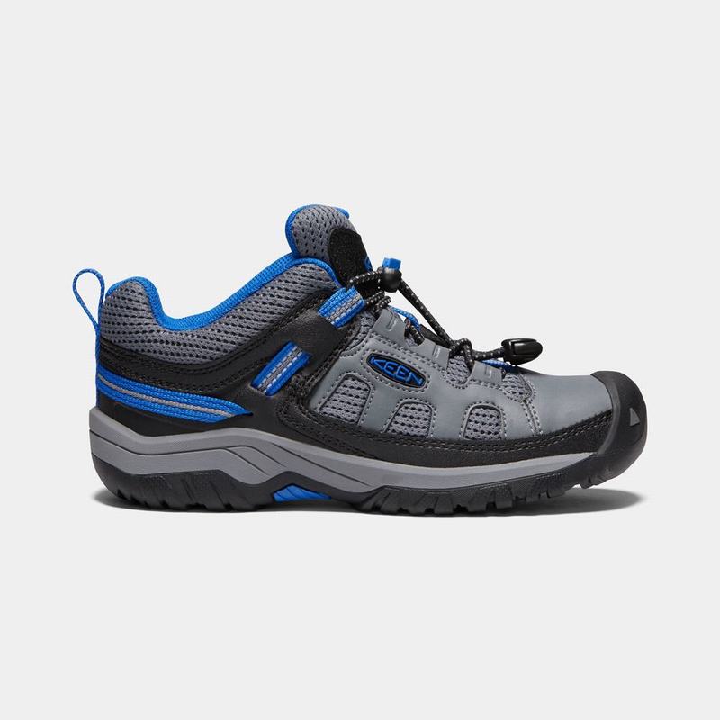 Keen 靴 | キーンターギー 登山 靴 キッズ グレー / 青 | 941528-ILU